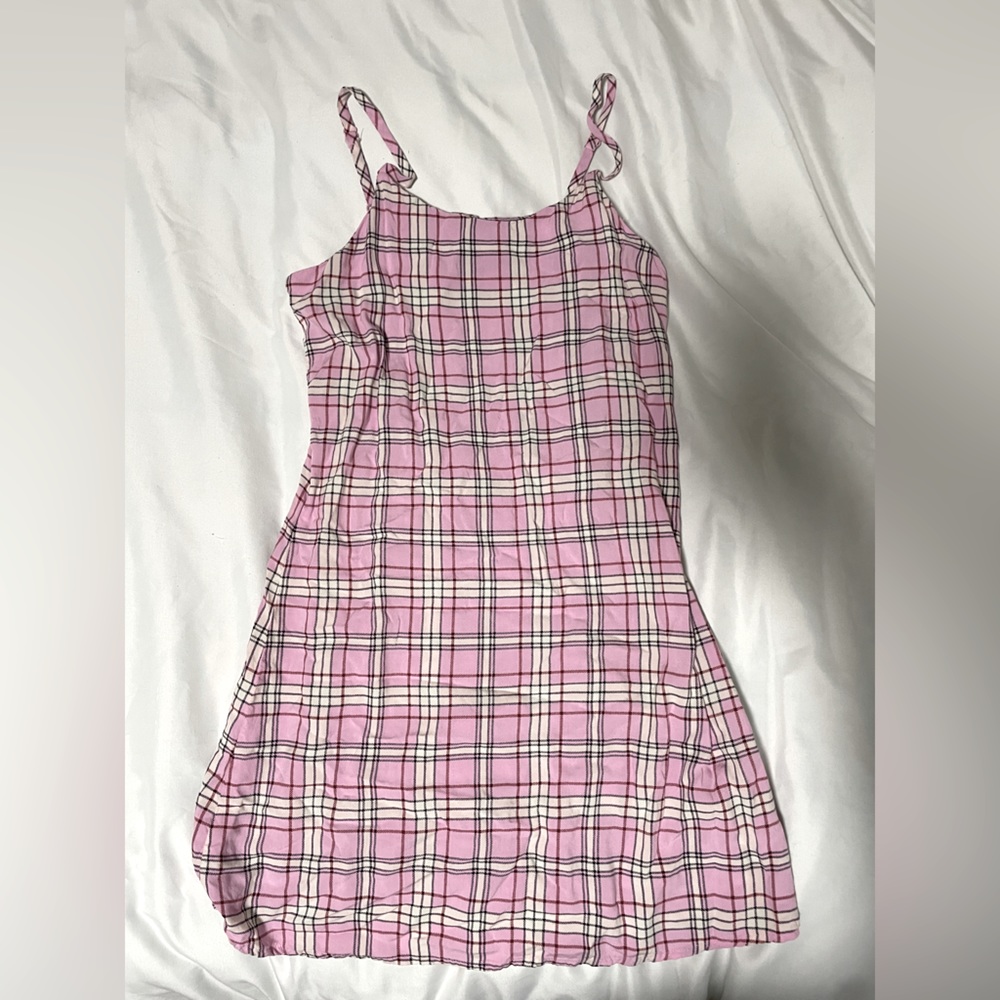 Flannel pattern dress